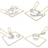 Planche de protection pour plaque de cuisson 50 x 28 cm Pebbly