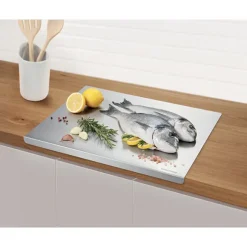 Planche multifonction Grand Chef inox 45 x 35 cm Tescoma