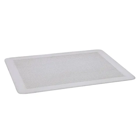 Plaque de cuisson perforée sans rebord en aluminium 30 x 20 cm De Buyer