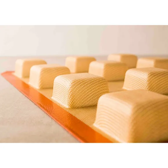 Plaque de 12 empreintes carrés Silpat