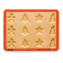 Plaque de 12 empreintes Noël Silpat
