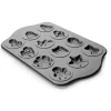 Plaque en acier 12 biscuits Noël Ibili