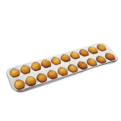 Plaque 20 madeleinettes en fer blanc Gobel