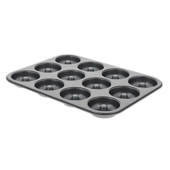 Plaque 12 minis savarins ou babas au rhum acier De Buyer