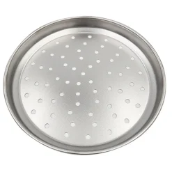 Plaque à pizza perforée inox 28 cm Steel Pan