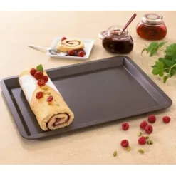 Plaque à pâtisserie acier revêtu antiadhérent 40 cm Mathon