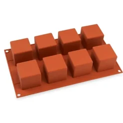 Plaque silicone 8 cubes Silikomart