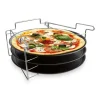 3 plaques à pizza avec support Baumalu