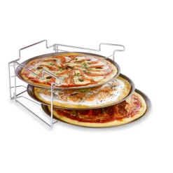 3 plaques à pizza avec support Baumalu
