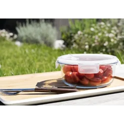 Plat boite ronde en verre 950 ml Pebbly