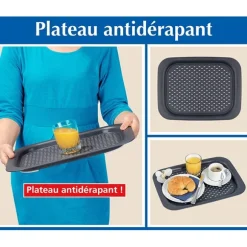 Plateau de service antidérapant 41,5 cm Wenko by Maximex
