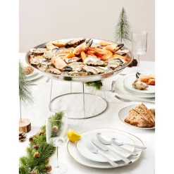 Plateau fruits de mer 43 cm inox Pradel Excellence