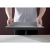 Plateau réversible bicolore noir et gris 55 cm FreeForm