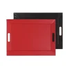 Plateau réversible bicolore noir et rouge 55 cm FreeForm