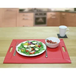 Plateau réversible bicolore noir et rouge 55 cm FreeForm