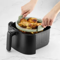 Plat en verre rond pour friteuse à air chaud Lékué