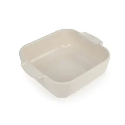Plat à four céramique Appolia carré écru 21 cm Peugeot