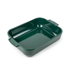 Plat à four céramique Appolia rectangulaire vert 32 cm Peugeot