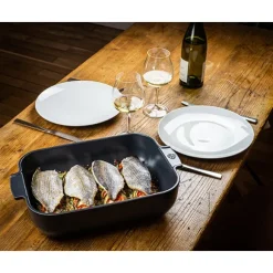 Plat à four céramique Appolia rectangulaire ardoise 32 cm Peugeot