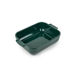 Plat à four céramique Appolia rectangulaire vert 25 cm Peugeot