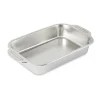 Plat à four inox rectangulaire avec anses 32 × 19 cm Mathon