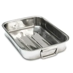 Plat à four rectangulaire inox 30 cm Baumalu
