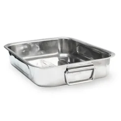 Plat à four rectangulaire inox 30 cm Baumalu