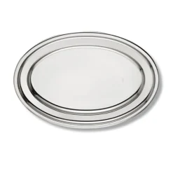 Plat ovale en inox ALFA 45 cm Inoxriv