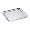 Plat rectangle en inox Dribbling 40 cm Inoxriv