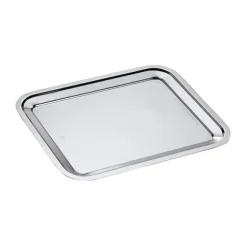 Plat rectangle en inox Dribbling 35 cm Inoxriv