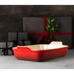 Plat rectangulaire céramique 26 cm Cerise Le Creuset