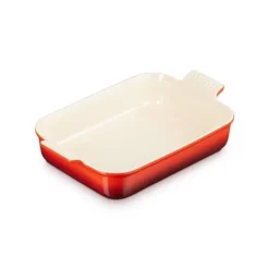 Plat rectangulaire en céramique émaillée 32 cm Cerise Le Creuset