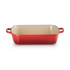 Plat rectangulaire fonte émaillée 37 cm Cerise Le Creuset