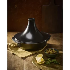 Plat à tajine Atlas 30 cm noir satin Peugeot