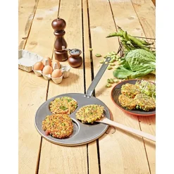 Poêle 3 blinis acier Minéral B 27 cm De Buyer