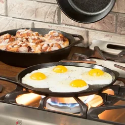 Poêle à crêpes en fonte naturelle de 26 cm Lodge