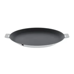 Poêle à crêpes inox antiadhérente Mutine sans manche 30 cm Cristel