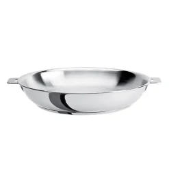 Poêle haute tout inox Mutine sans manche 28 cm Cristel
