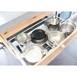 Poêle inox antiadhérente Mutine sans manche 24 cm Cristel