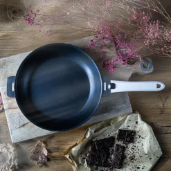 Poêle inox antiadhérente Mutine sans manche 24 cm Cristel