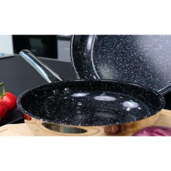 Poêle inox avec revêtement céramique 24 cm Kitchenpro
