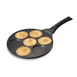 Poêle 7 mini blinis ou pancakes à induction fonte 26.5 cm Mathon