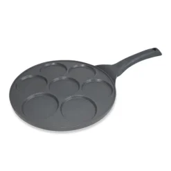 Poêle 7 mini blinis ou pancakes à induction fonte 26.5 cm Mathon