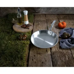 Poêle tout inox Castel’Pro 24 cm Cristel