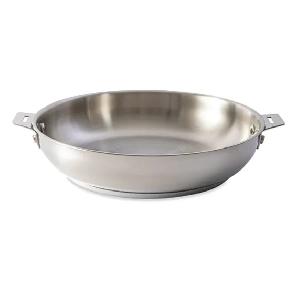 Poêle tout inox Clips’Inox sans manche 24 cm Mathon