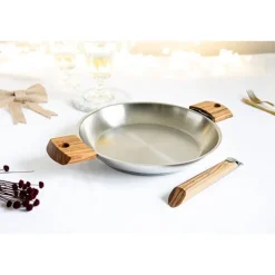 Poêle tout inox Strate sans manche 20 cm Cristel