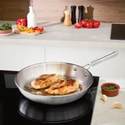 Poêle tout inox Triply'Chef Inox 28 cm Mathon