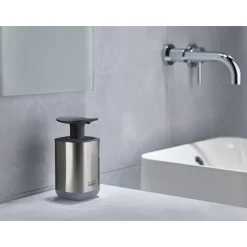 Pompe à savon en inox noir Joseph Joseph