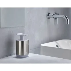 Pompe à savon - Inox Blanc Joseph Joseph