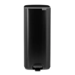 Poubelle rectangulaire à pédale Bo noire 30 L Brabantia